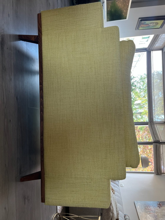 Poltrona di design vintage anni '60, presumibilmente design olandese – Loveseat, Tessile (photo 5 of 5)