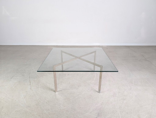 Mesa de centro original Barcelona Knoll International Mies van der Rohe