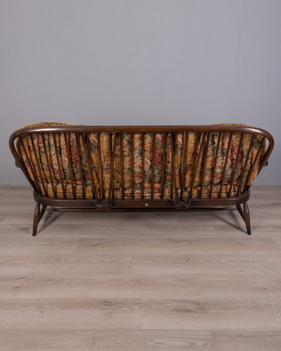 Image 1 of VINTAGE 1960s WOODEN SOFA DESIGNED BY L. ERCOLANI FOR ERCOL