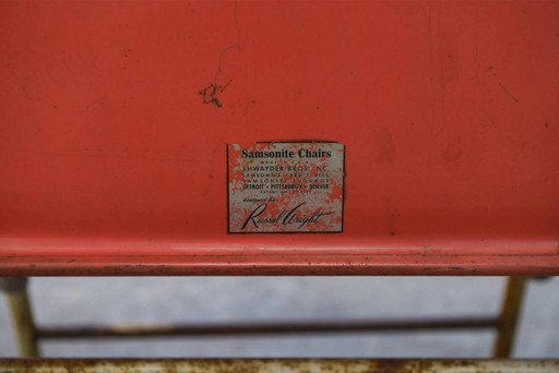Klappstühle von Russel Wright für Samsonite Chairs 1960er