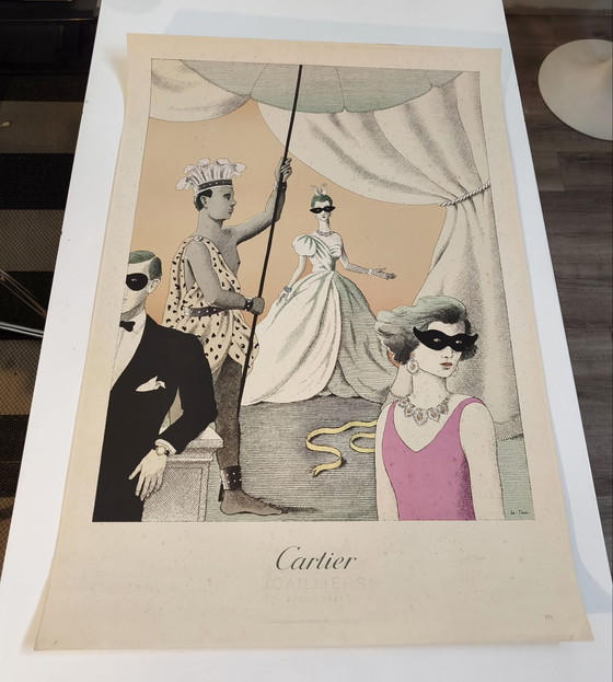 Grande poster Pierre Le Tan Cartier Joailliers 1985 – Le Tan Pierre, Decorazioni murali, Carta (photo 9 of 12)