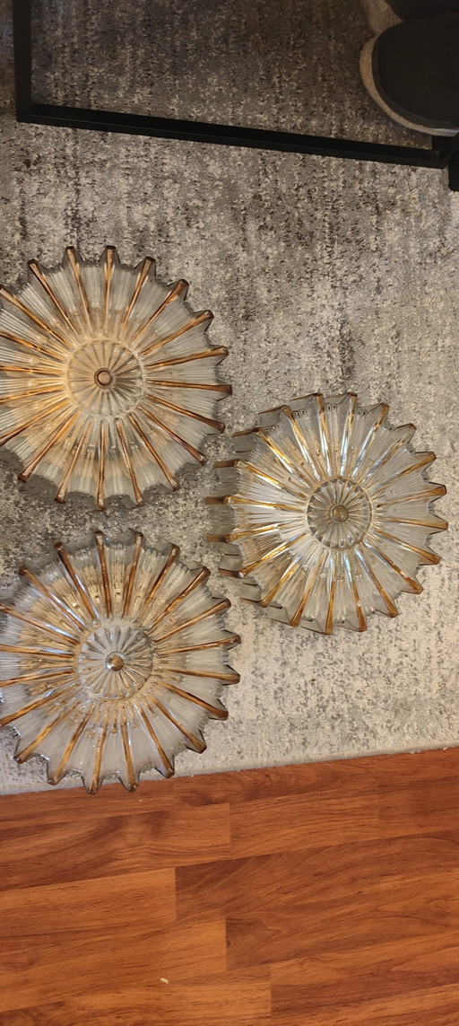 3x Limburg "Starburst" ceilings.