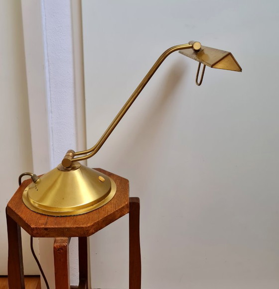 Image 1 of Lampe de banquier lampe de bureau lampe de piano Hollywood Regency Heinz Neuhaus