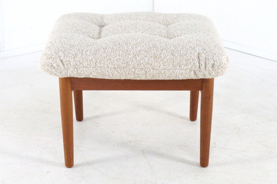 Arne Vodder for France & Son Footstool FD164 Vintage Newly Upholstered – France & Søn, Footstools & poufs (photo 6 of 13)