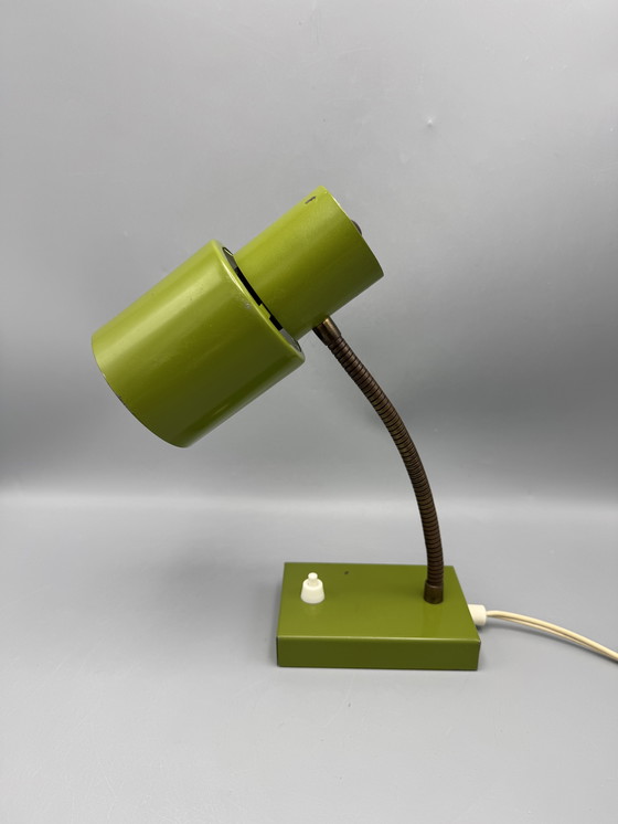 Image 1 of Vintage green desk lamp – 70s style