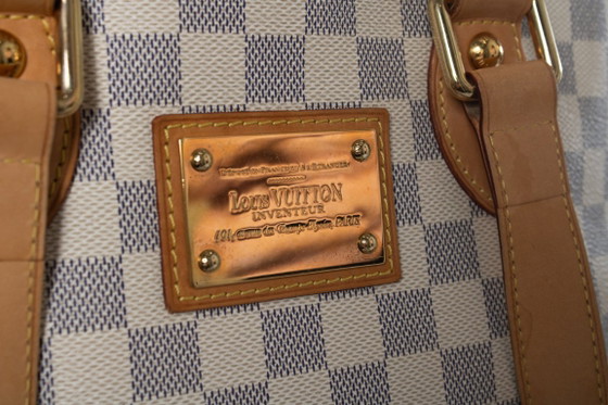 Louis Vuitton, Hampstead PM Damier Azur Canvas – Schoudertassen, Calfskin (photo 10 of 15)