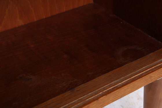 Image 1 of Cassettiera Hellerau vintage aperta in frassino | Armadio Mid Century vintage per il corridoio, legno retrò anni '60-'70 #04-45