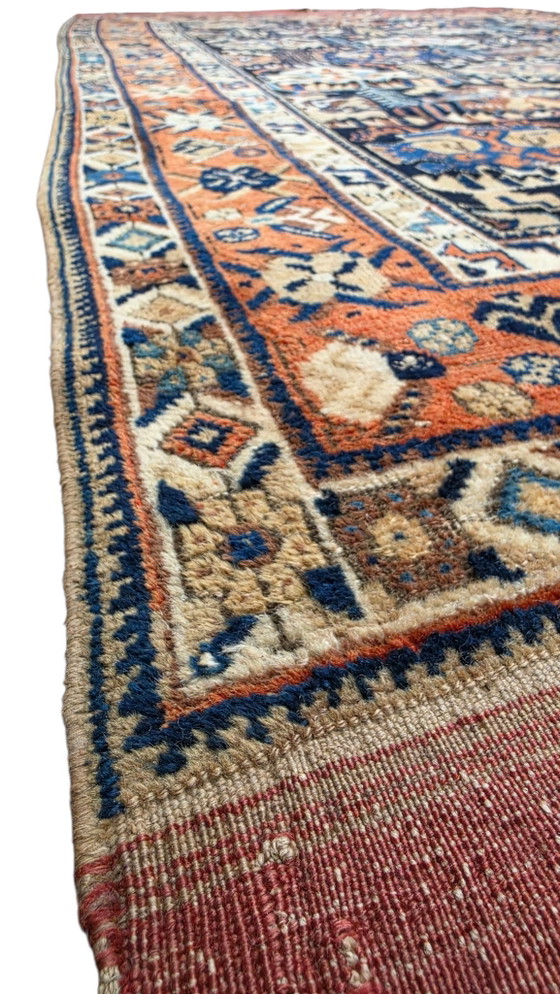 Image 1 of Handmade Antiek Persian wool Qashqai carpet Tribal Nomad 148x258cm
