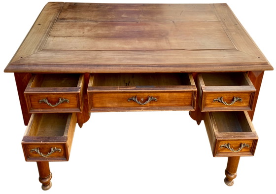 Bureau Plat Style Louis Philippe – Bureaux, Wood (photo 5 of 8)