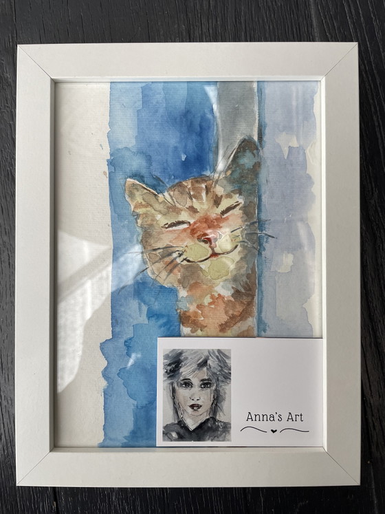 Watercolor Kitten – Paintings & Drawings, Paper (photo 5 of 6)
