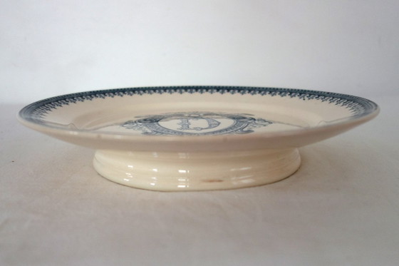 Image 1 of 2 piatti con piede, Terre de fer Vermont & Blanchet, 1900 circa