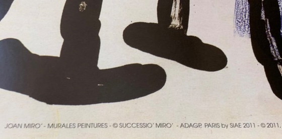 Image 1 of Joan Miro: "Murales Peintures". Galerie Maeght. Im Format 80 x 60 cm.