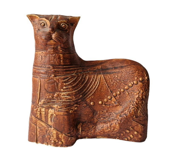 Image 1 of Rörstrand - Gato "Terra" de Bertil Vallien