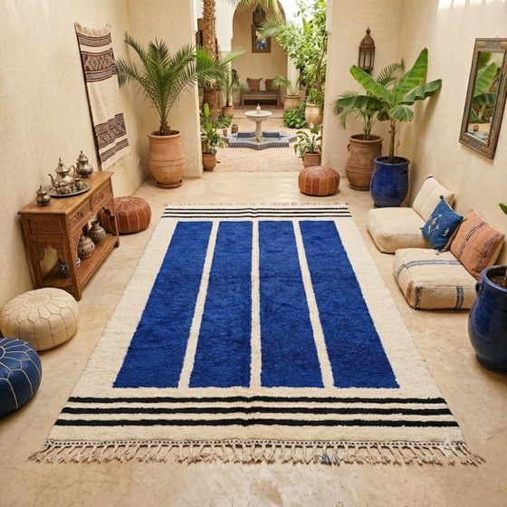 Marokkaans Atlas-tapijt – Uniek handgemaakt exemplaar 250cm x 200cm – Vloerkleden en tapijten, Cotton (photo 6 of 8)