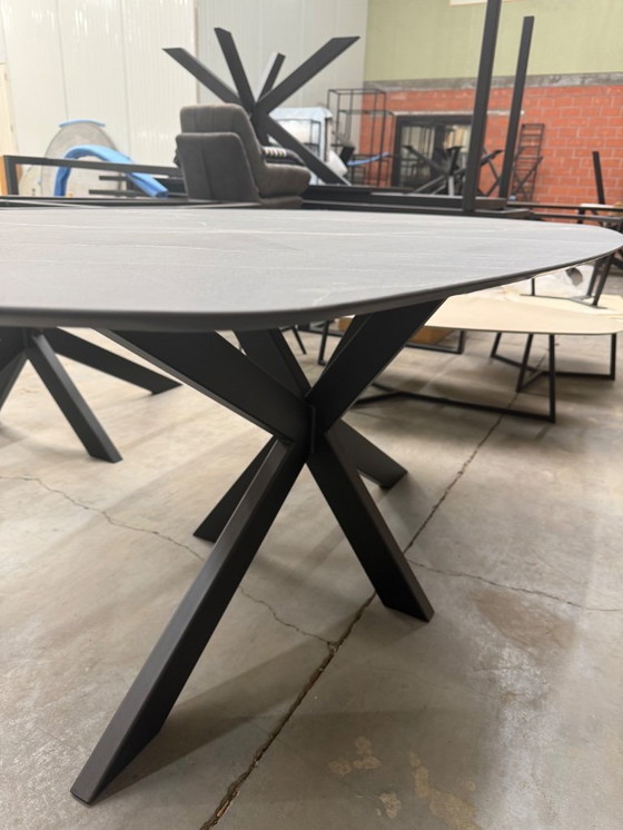 Image 1 of Danish oval ceramic table