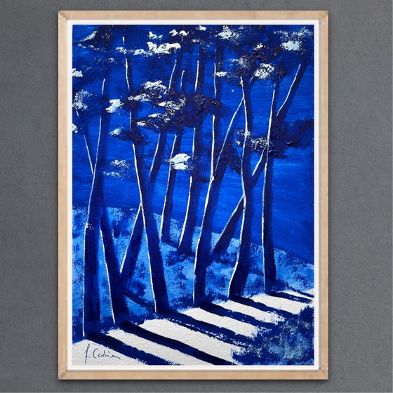Image 1 of Gesigneerde schets van de kunstenaar.