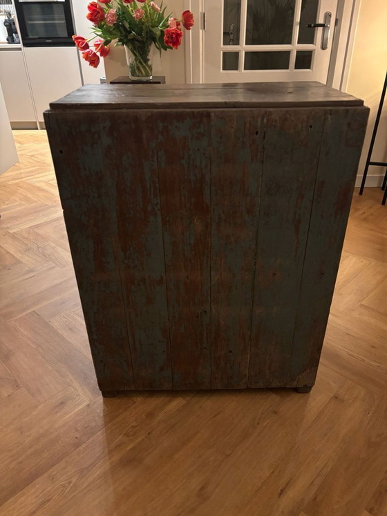 Image 1 of Vetrina vintage in stile indiano