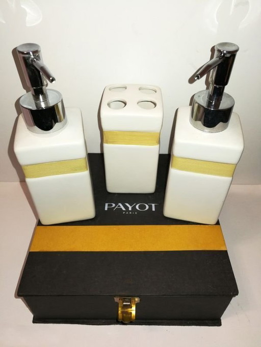 Payot Paris Soap Dispenser and Toothbrush Holder Set