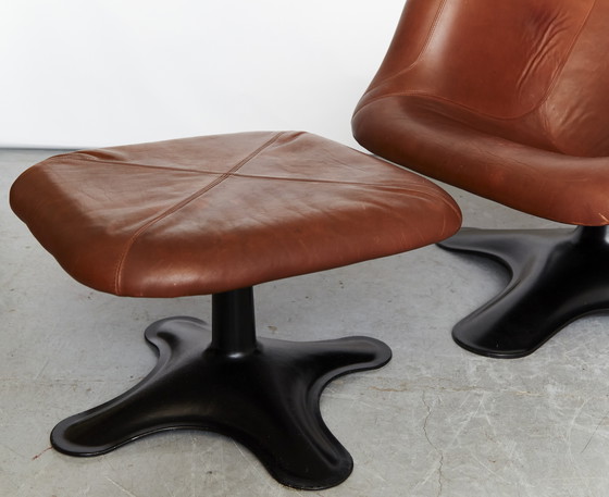 Image 1 of Yrjö Kukkapuro Karuselli Chair & Ottomane for Haimi, 1965