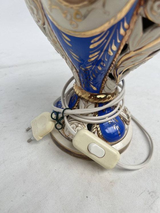 Classic ceramic table lamp 1970s (photo 4 of 5)