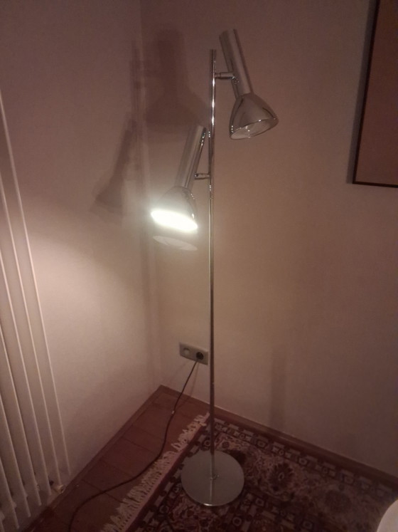Image 1 of Vintage Space Age Floor Lamp | 70s Chrome | Cosack Leuchten