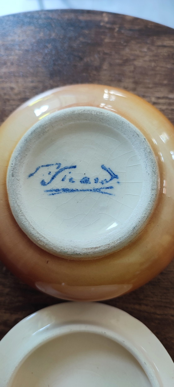 Image 1 of Bonbonnière cigale Louis Sicard in Vallauris