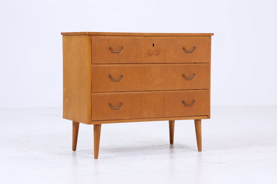Image 1 of Vintage ladekast | Mid Century ladekast | 60s 70s houten opbergmeubel #04-21