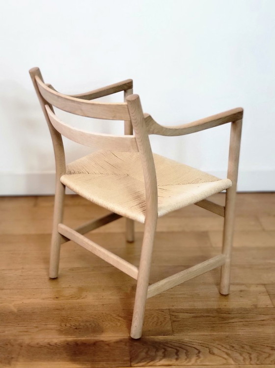 Image 1 of Juego de 6 sillas de comedor modelos CH46 y CH47 de Hans J. Wegner.