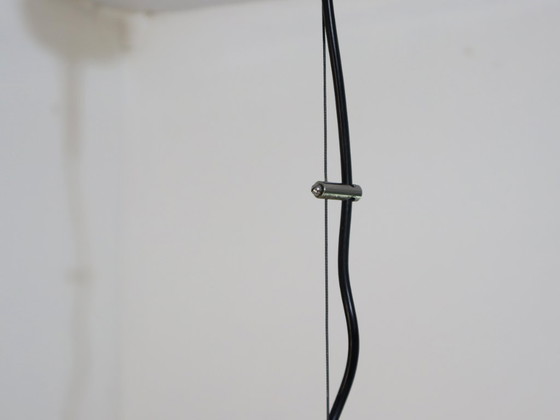 Image 1 of 1970s Murano glass "Giglio" double dome pendant lamp by LAMPERTI