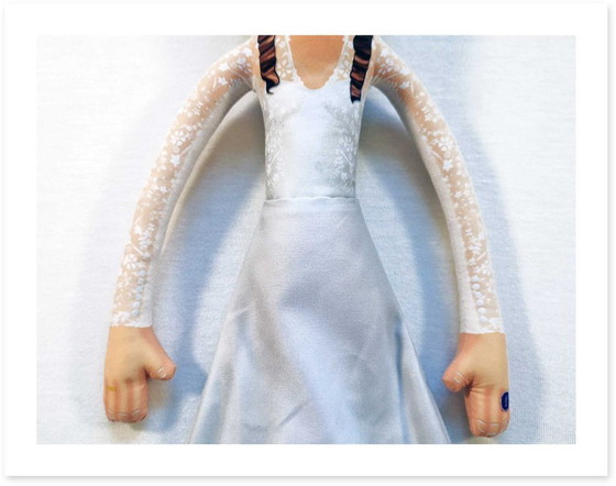 Image 1 of Kate Middleton Art Doll Collectible | Princess of Wales Gift | Royal Family Decor | British Royal Gift