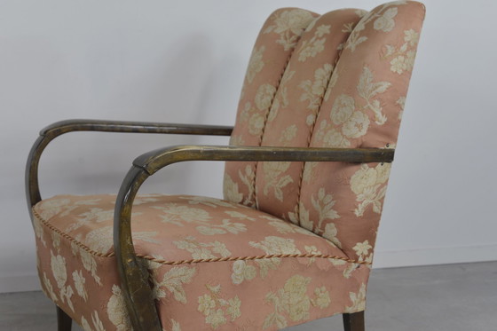 Image 1 of 1950’s Swedish Modern Set of 2 Sculptural Armchairs