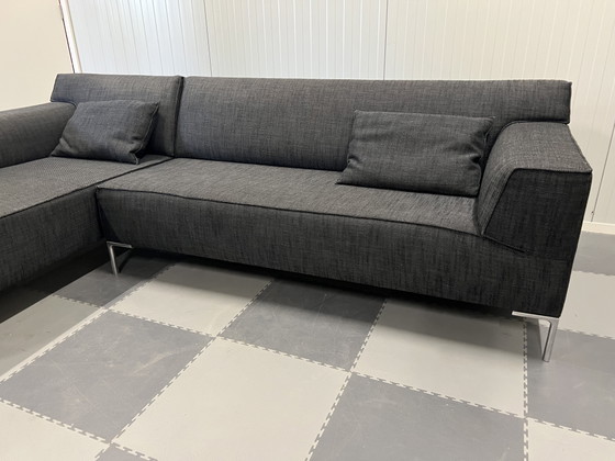 Image 1 of Design on stock bloq corner sofa fabric grey fox sofa modern