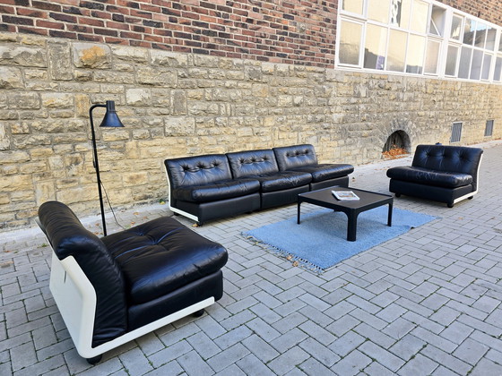Image 1 of B b italia Amanta 60s seating group armchair sofa vintage