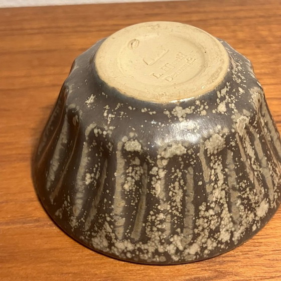 Ciotola in ceramica danese, grigio maculato, Hjorth Ceramic, Ciotole, Scandinavian (foto 6 di 8)