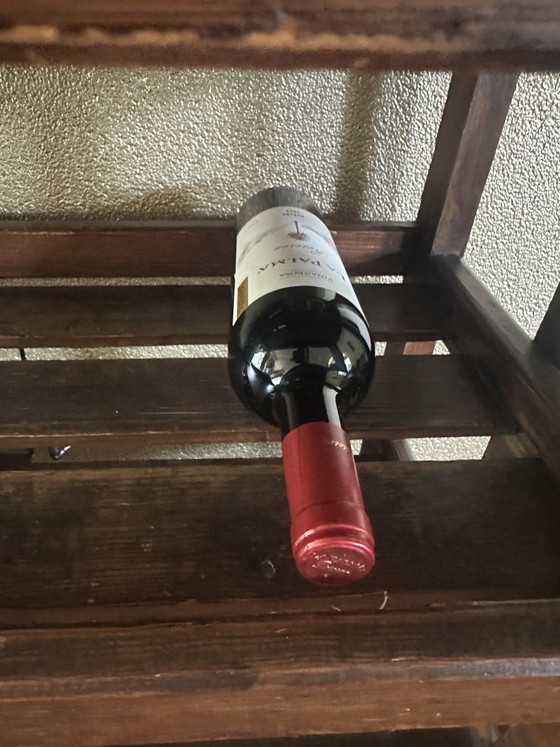 Image 1 of casier à vin/porte-bouteilles ancien en bois