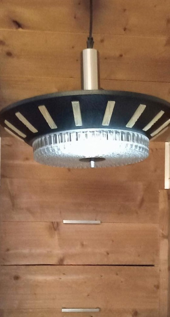 Image 1 of Vintage UFO Pendant Lamp Space Age