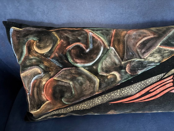 Image 1 of Cuscino cilindrico Art Déco