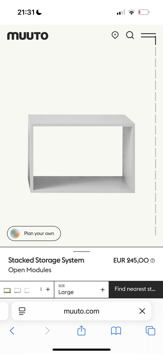 Image 1 of Muuto stacked cabinet