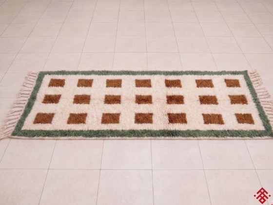 Image 1 of Marokkanischer handgeknüpfter Teppich, 100 cm x 300 cm