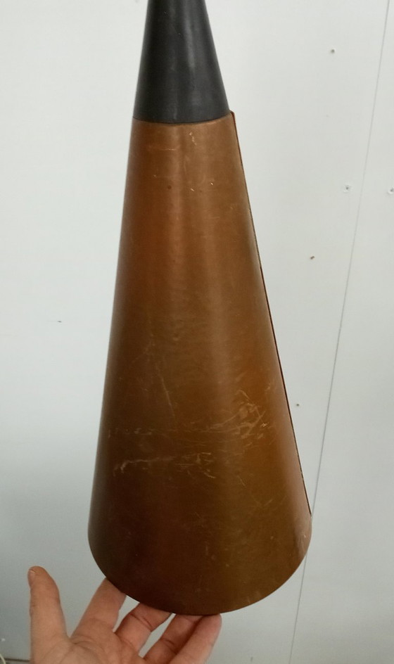 Image 1 of plafoniera danese / lampada in rame attr. ES Horn Aalestrup