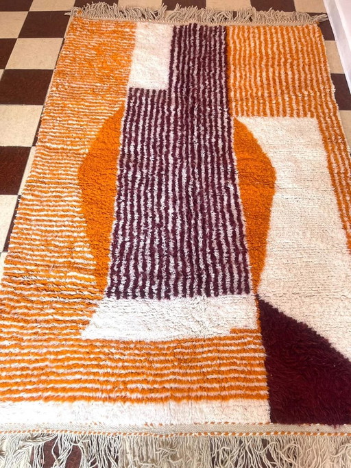 Tappeto in lana naturale tessuto a mano, 2,5/3,5 m – Ahrend, vloerkleden en tapijten, Wool