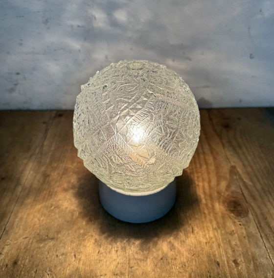 Image 1 of Vintage witte porseleinen plafondlamp, jaren 70