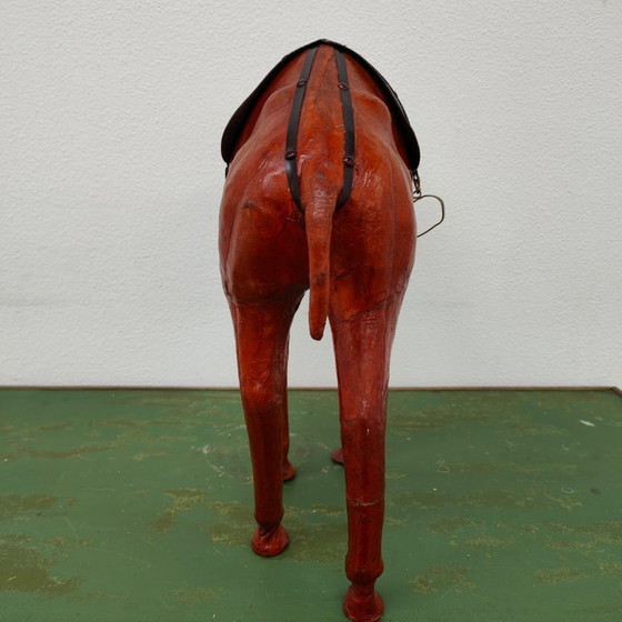 Image 1 of Vintage handmade leather Drommedaris statue