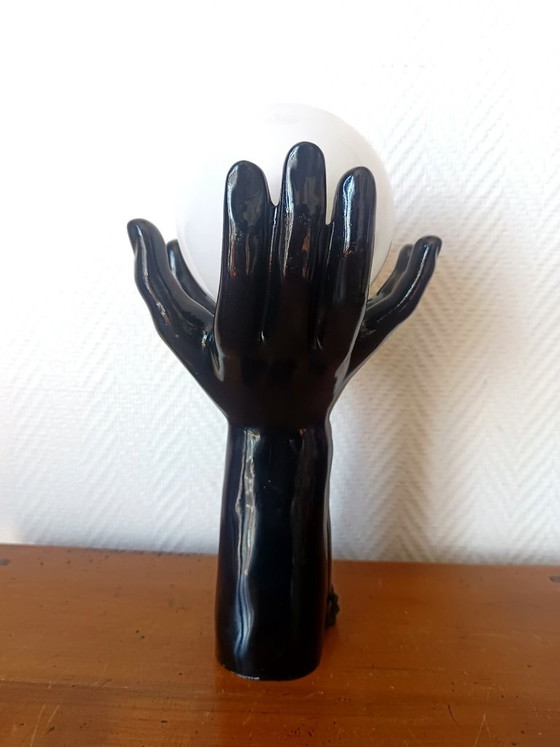 Vintage Hands Lamp 1970 – Table lamps, Ceramic (photo 9 of 13)