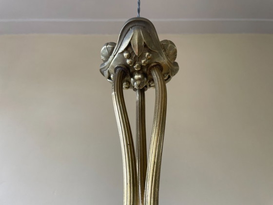 Image 1 of Lampada da soffitto Art Nouveau Lampada a sospensione francese