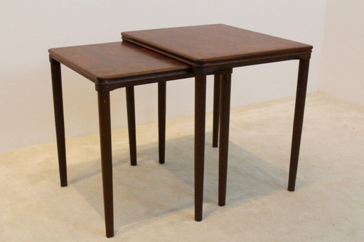 Tables gigognes danoises pour Møbelfabrikken Toften