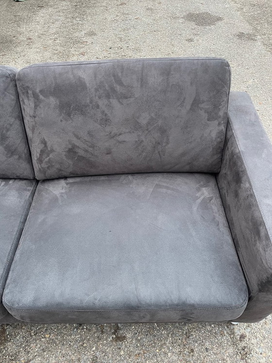 Image 1 of Grote antracietkleurige hoekbank - Ruime loungebank - Gratis levering