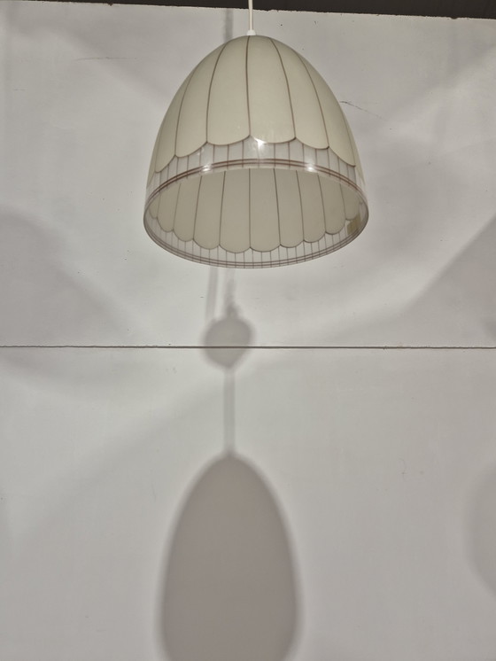 Image 1 of Lampada a sospensione vintage in vetro Doria leuchten