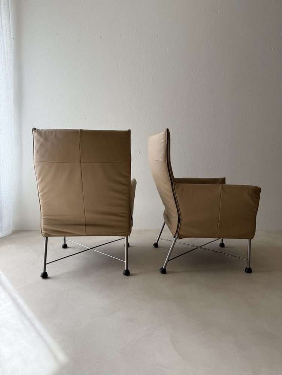Image 1 of Conjunto Charly sillones cuero Montis diseño Gerard van den Berg