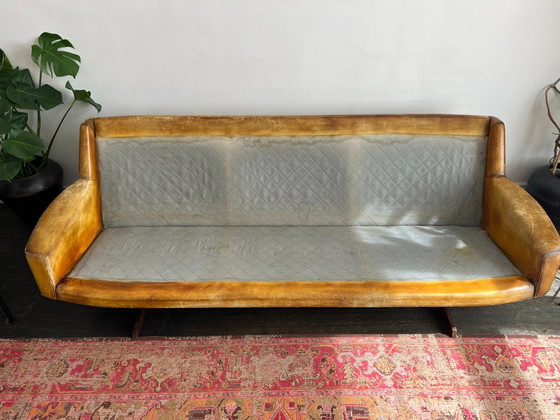 Sofá Mid-Century Fredrik A. Kayser Modelo 807 – Sofás de 3 plazas, Textile, Wood (photo 19 of 20)